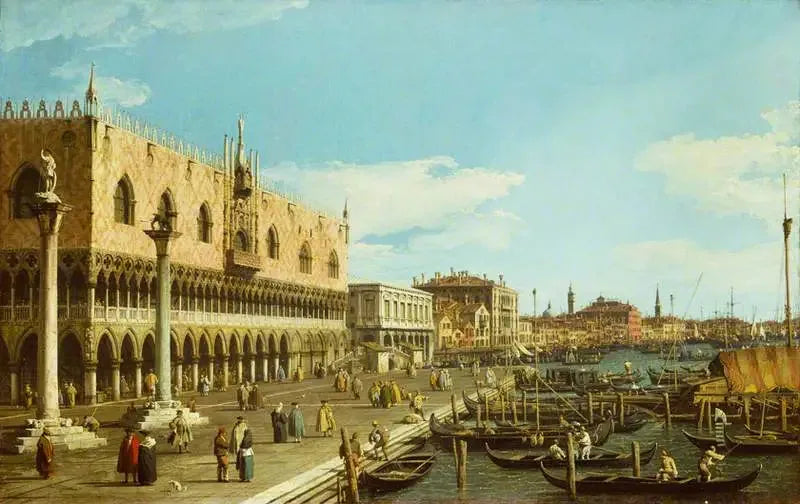Venedig : die Riva degli Schiavoni - Canaletto