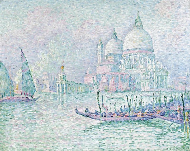 Venedig. die Salute. Grün - Paul Signac
