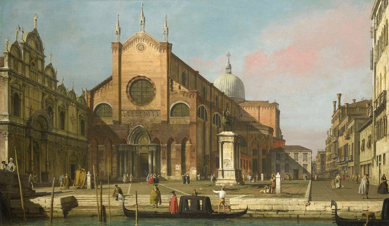 Venedig : der Campo SS. Giovanni et Paolo - Canaletto