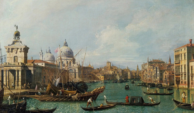 Venedig : Der Große Kanal der Salute zur Carità - Canaletto