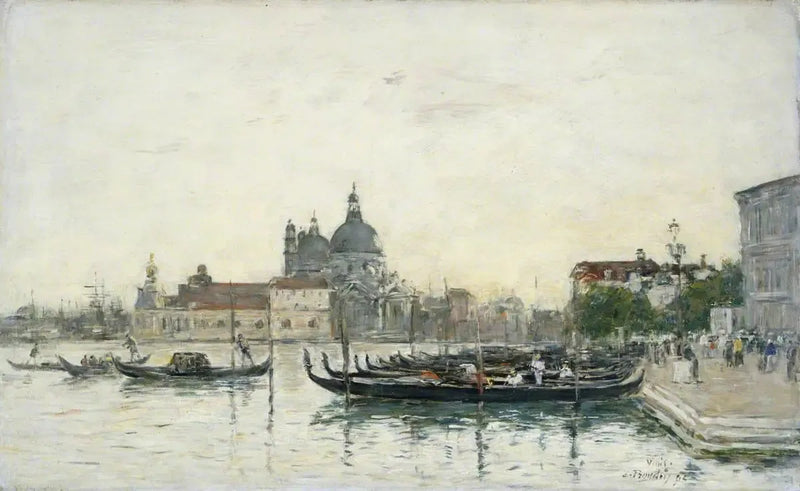 Venedig, der Molo - Eugène Boudin