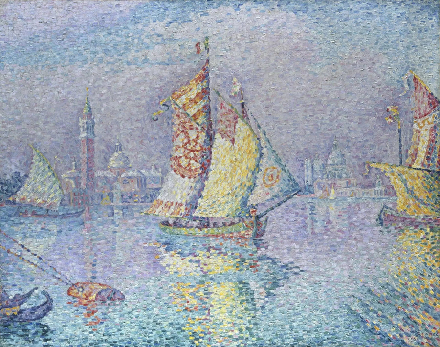 Venedig, der gelbe Schleier - Paul Signac