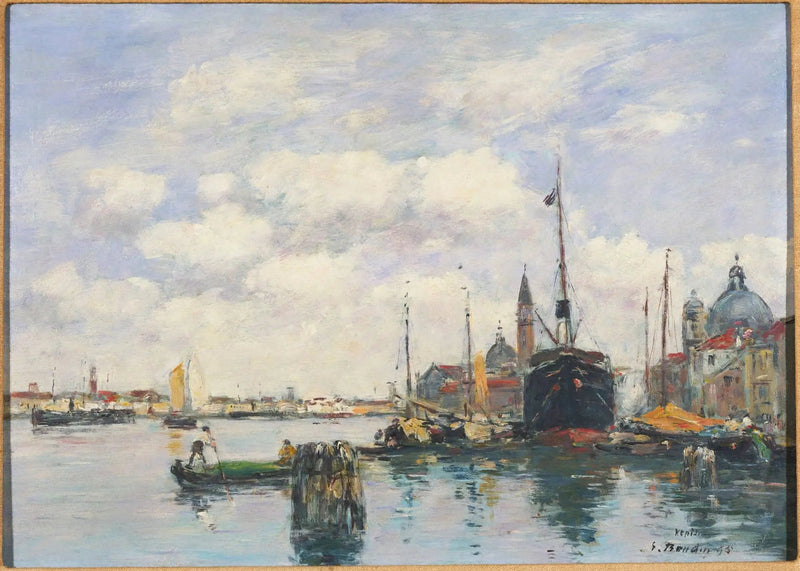 Venedig – Meereslandschaft an der Giudecca - Eugène Boudin