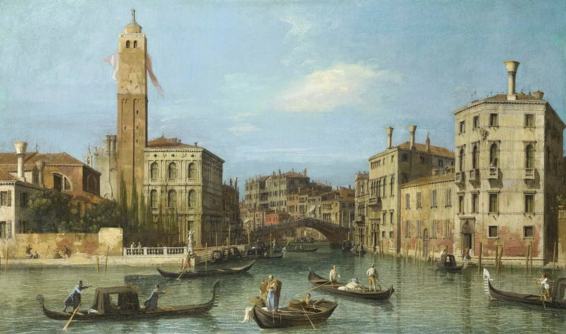 Venedig : San Geremia und die Mündung des Cannaregio - Canaletto