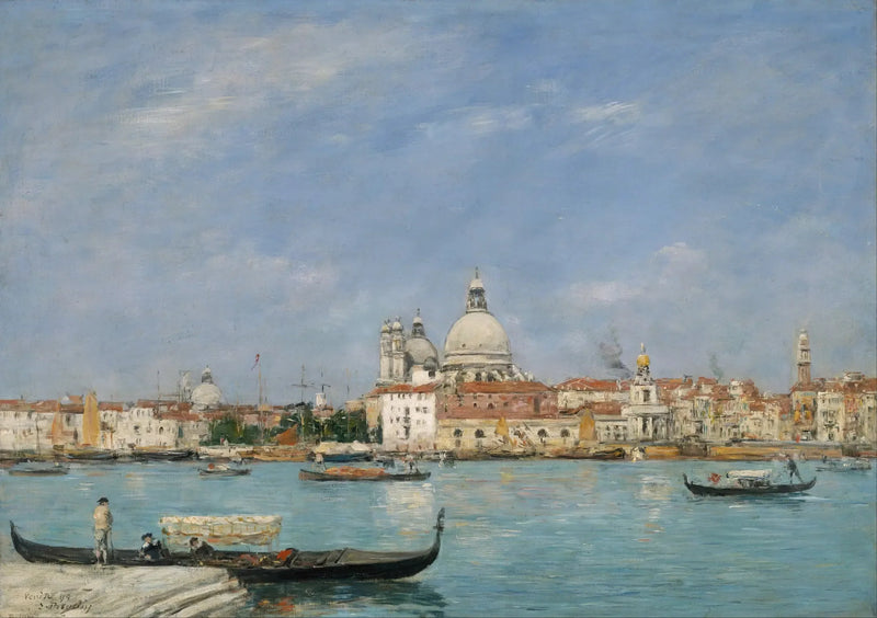 Venedig, Santa Maria della Salute von San Giorgio - Eugène Boudin