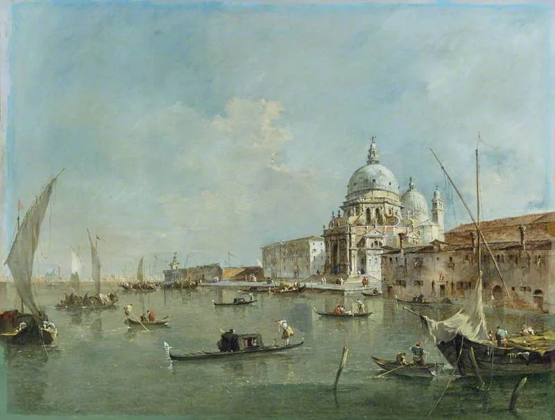 Venedig: Santa Maria della Salute und die Dogana - Francesco Guardi