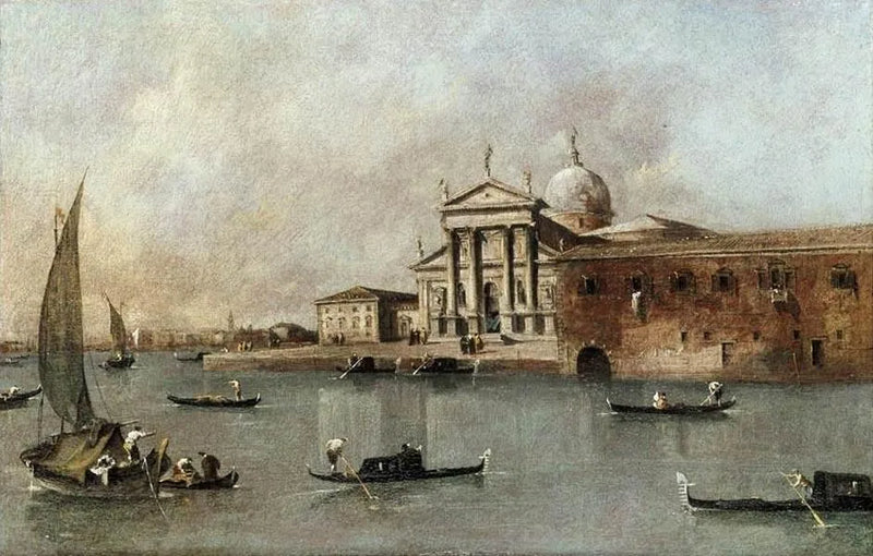 Venedig: Blick auf die Kirche San Giorgio Maggiore von der Giudecca - Francesco Guardi