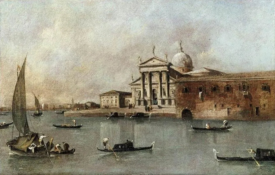 Venedig: Blick auf die Kirche San Giorgio Maggiore von der Giudecca - Francesco Guardi