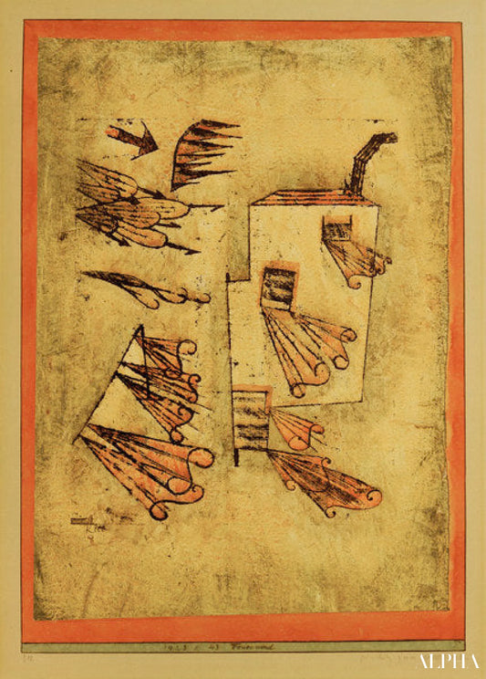 Vent de feu, 1923 - Paul Klee - Reproductions de tableaux et peintures haut de gamme