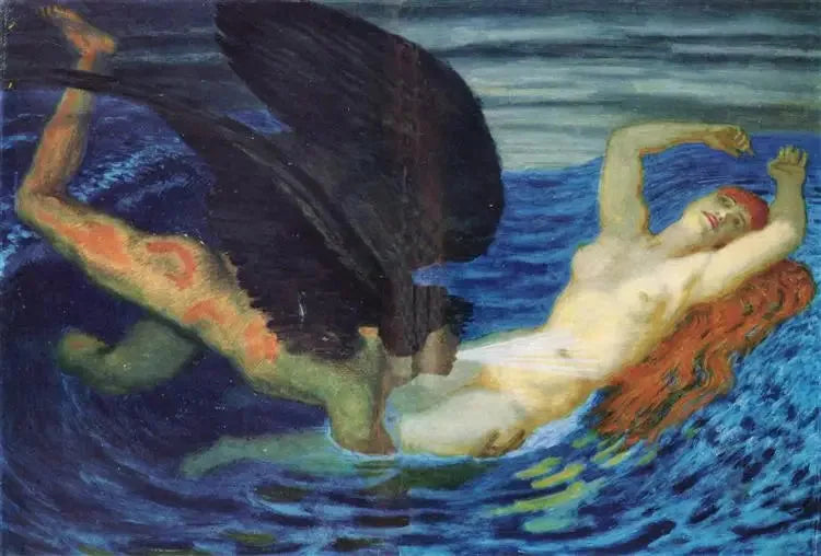 Wind und Wellen - Franz von Stuck
