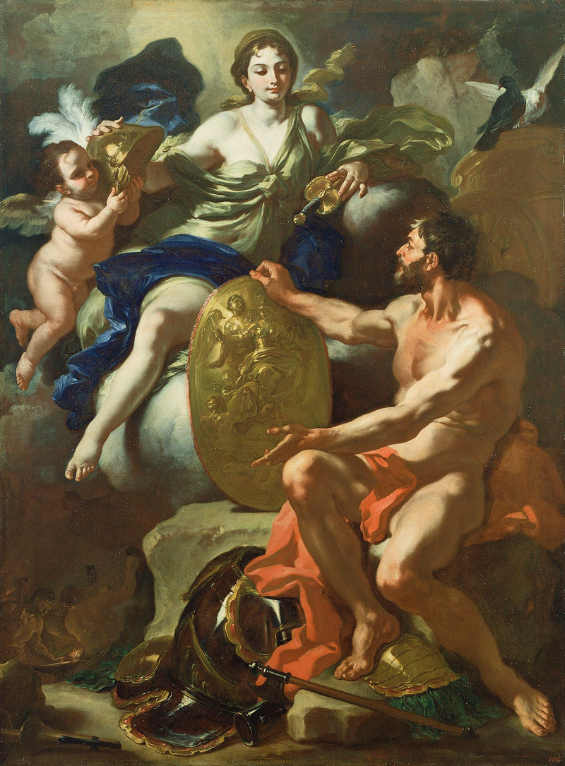 Venus bei Vulcans Schmiede - Francesco Solimena