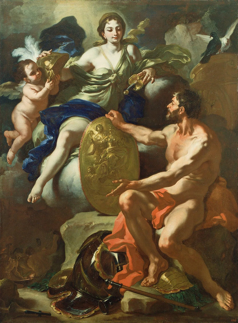 Venus bei Vulcans Schmiede - Francesco Solimena