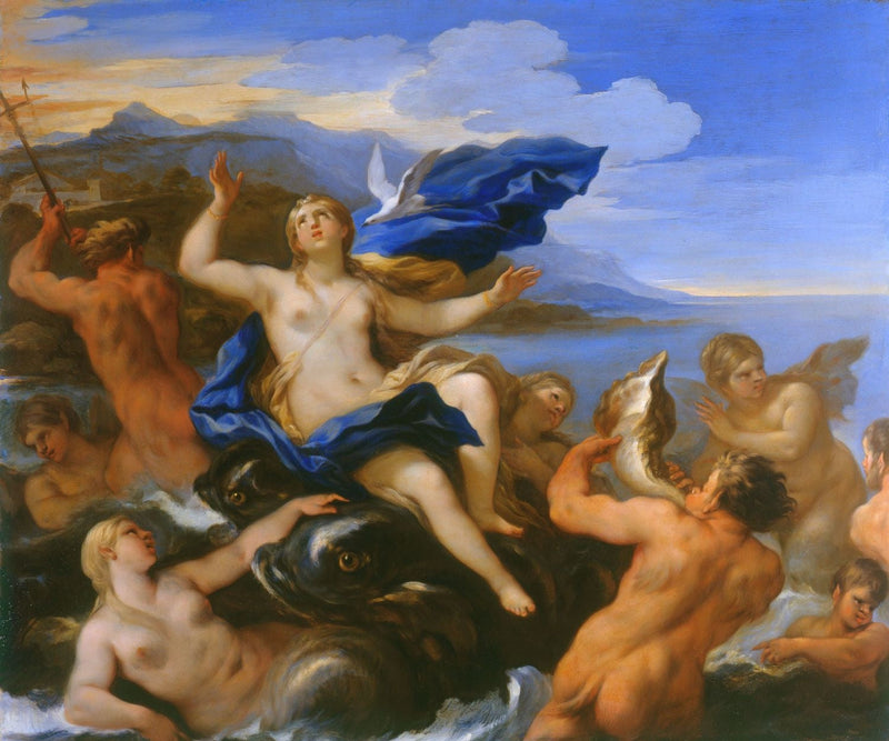 Venus lernt die Notlage des Cupido - Luca Giordano