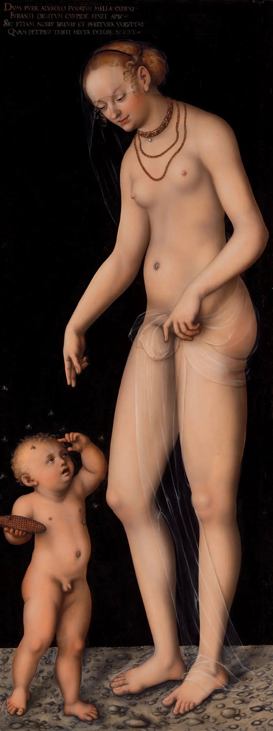 Venus mit Amor, dem Honigdiebstahl - Lucas Cranach der Ältere