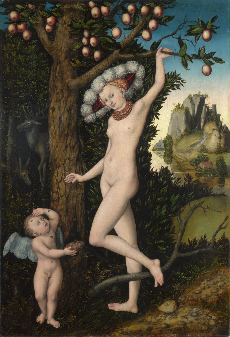 Venus mit Cupido, dem Honigdiebstahl - Lucas Cranach der Ältere