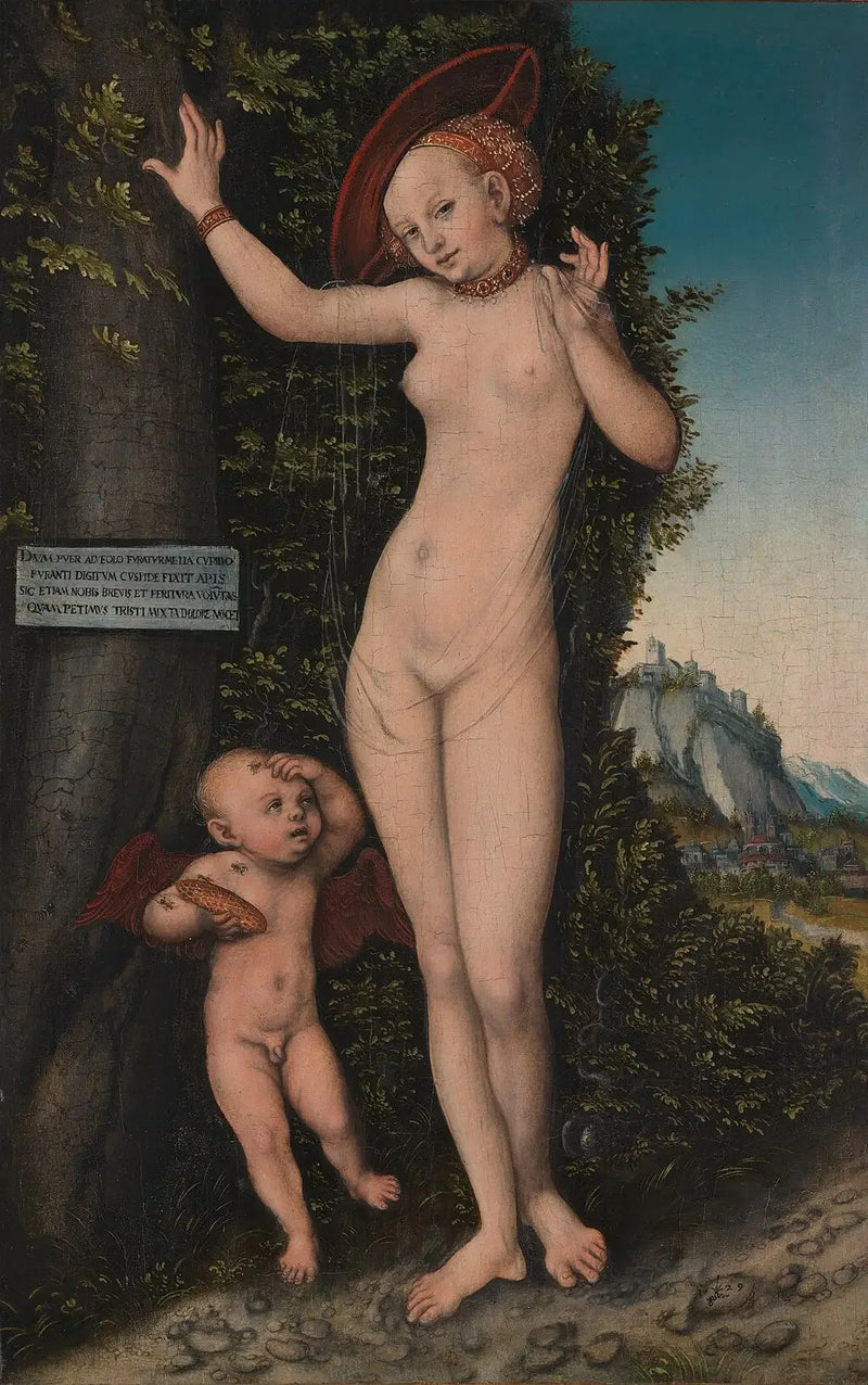 Venus mit Cupido, dem Honigdiebstahl - Lucas Cranach der Ältere