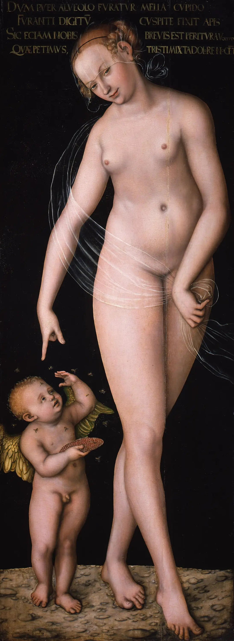 Venus mit Cupido, dem Honigdiebstahl - Lucas Cranach der Ältere
