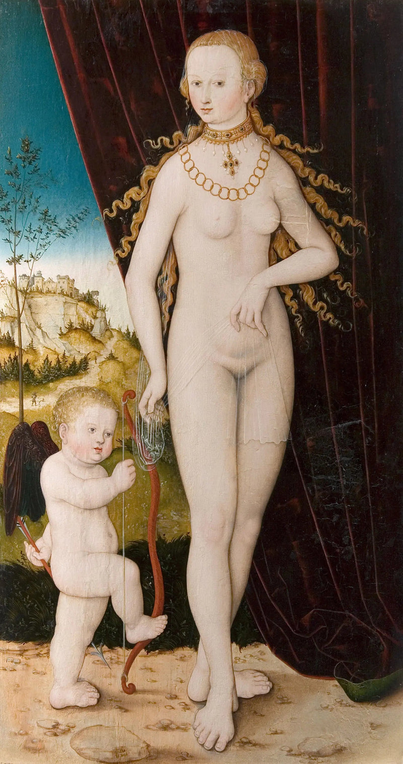 Venus mit Amor - Lucas Cranach der Ältere