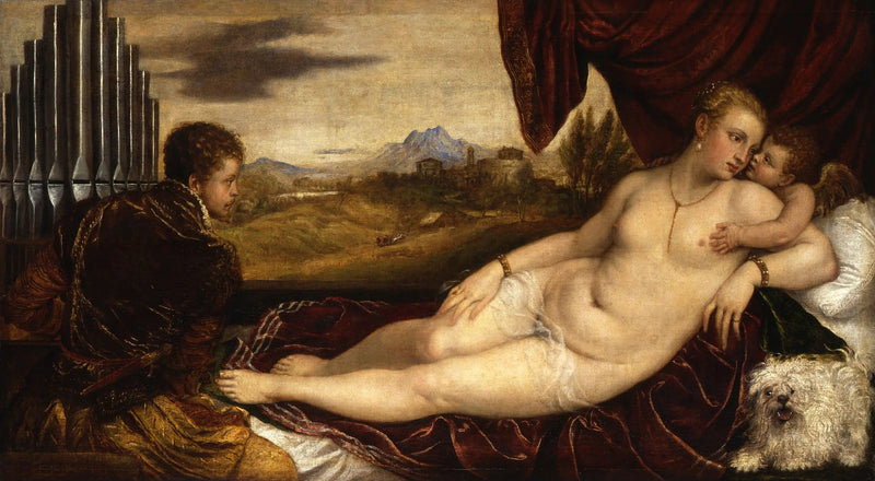 Venus mit dem Organisten - Titian