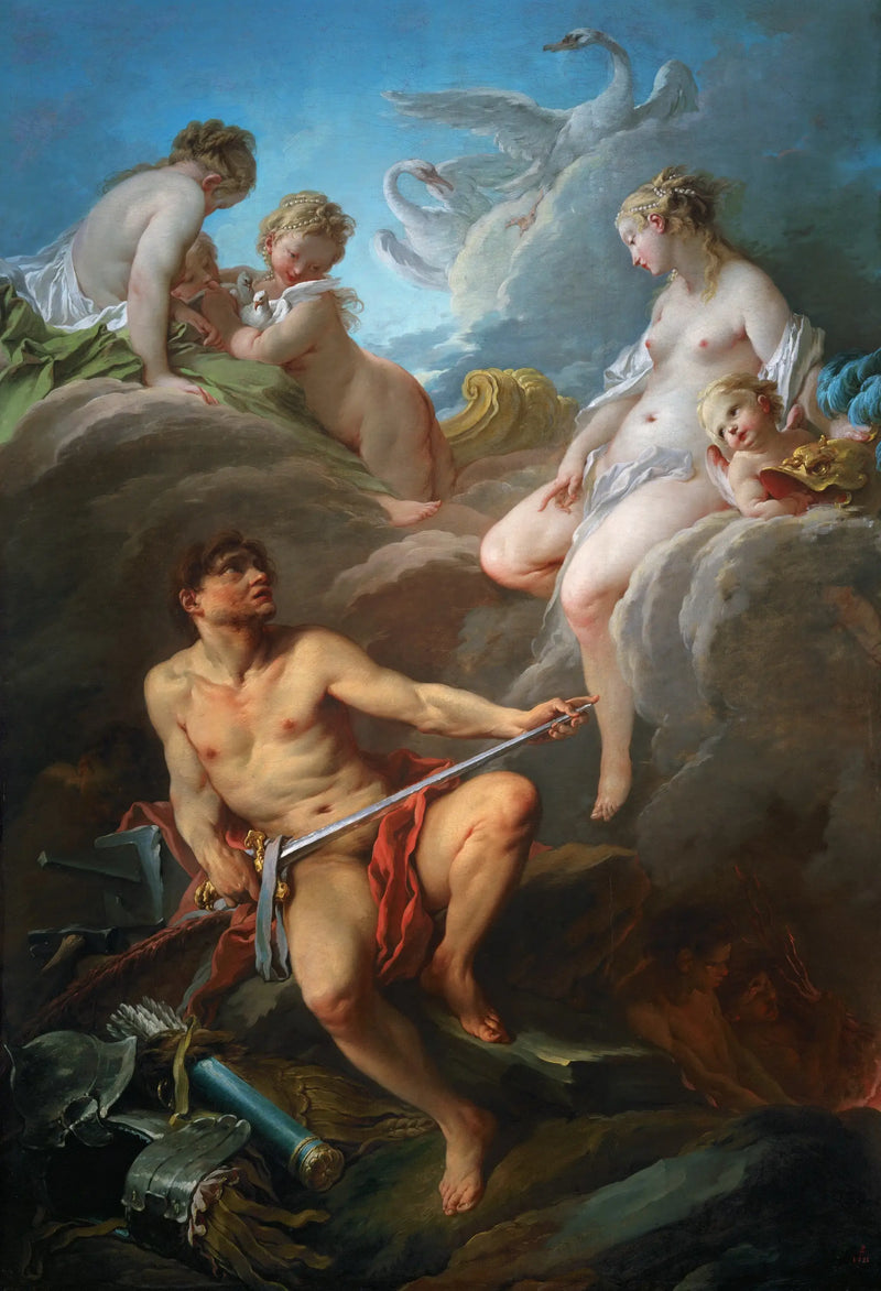 Venus bitt Vulcan um Waffen für Aeneas - François Boucher