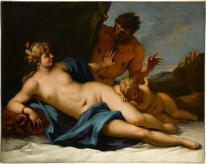Venus wird von einem Satyr überrascht - Sebastiano Ricci