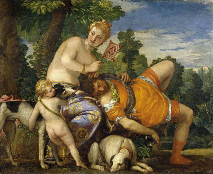 Venus und Adonis - Paul Véronèse