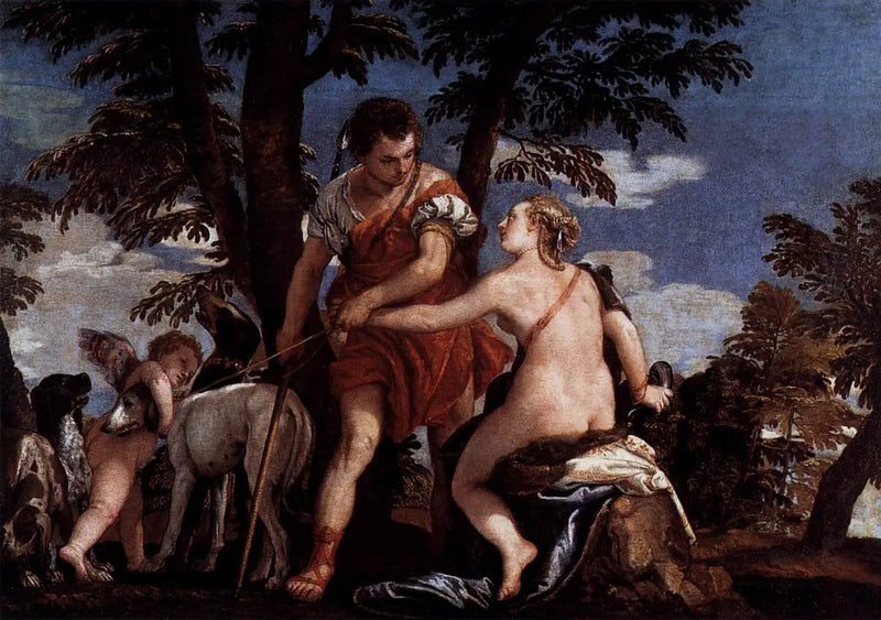 Venus und Adonis - Paul Véronèse