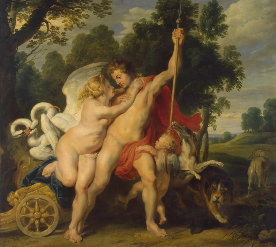 Venus und Adonis - Peter Paul Rubens