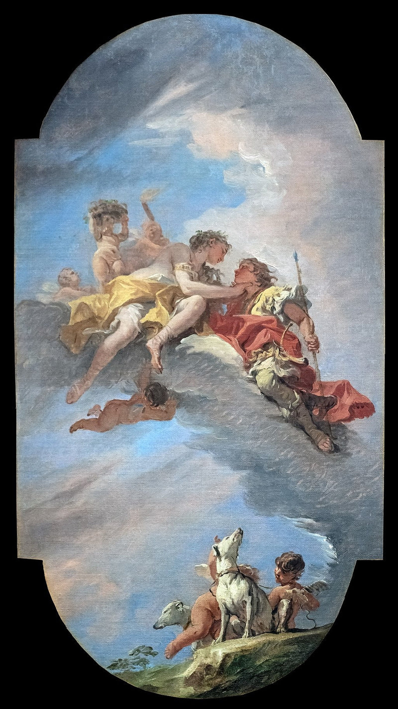 Venus und Adonis - Sebastiano Ricci