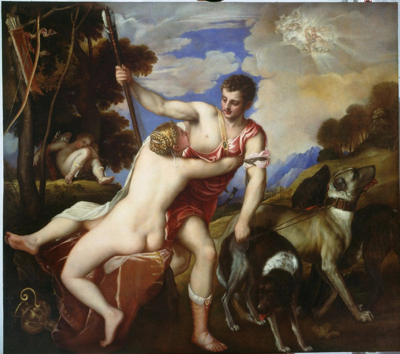 Venus und Adonis - Titian