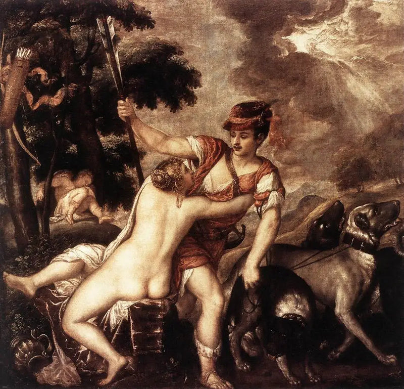 Venus und Adonis - Titian