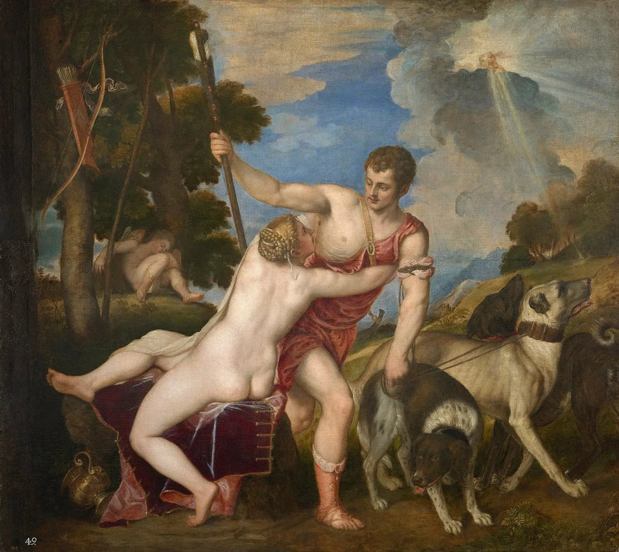 Venus und Adonis - Titian