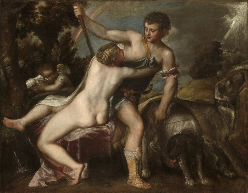 Venus und Adonis - Titian