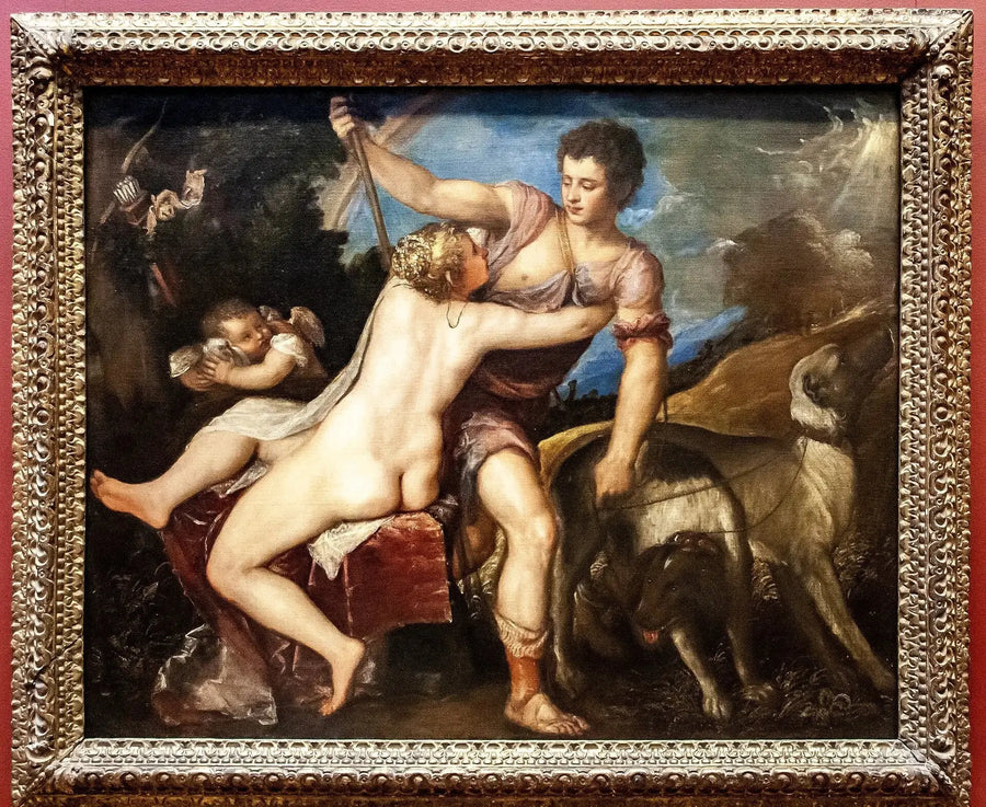 Venus und Adonis - Titian