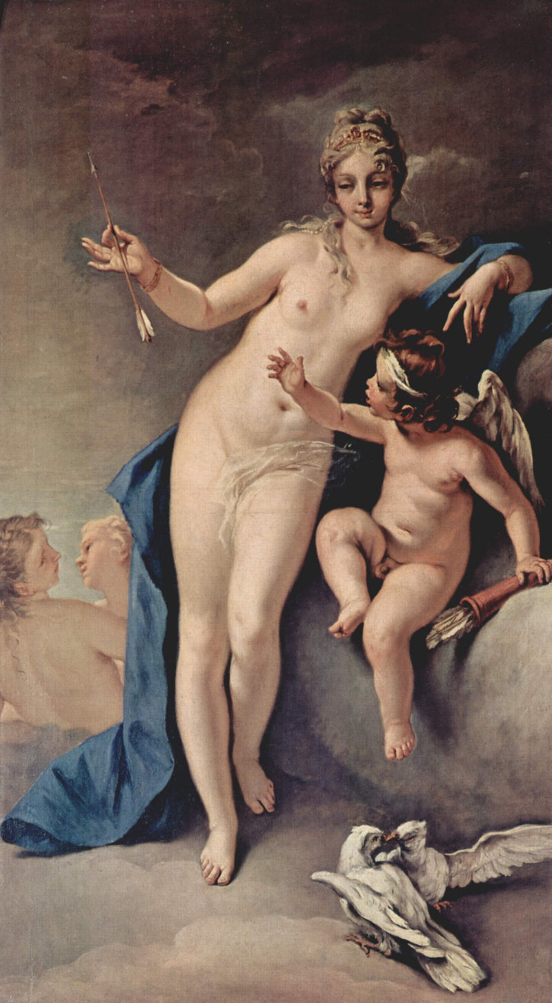 Venus und Amor - Sebastiano Ricci