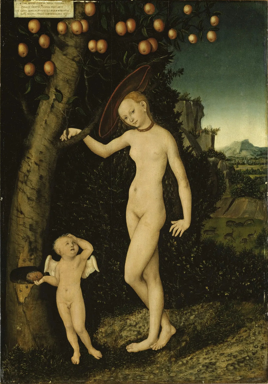 Venus und Cupido beim Honigdiebstahl - Lucas Cranach der Ältere