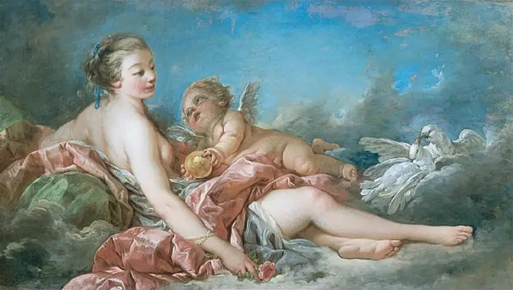 Venus und Cupido - François Boucher