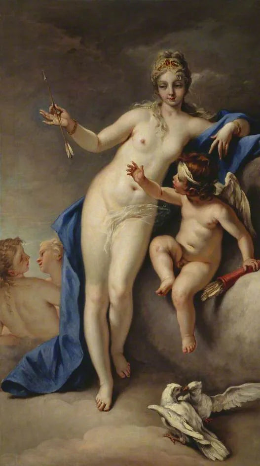Venus und Amor - Sebastiano Ricci