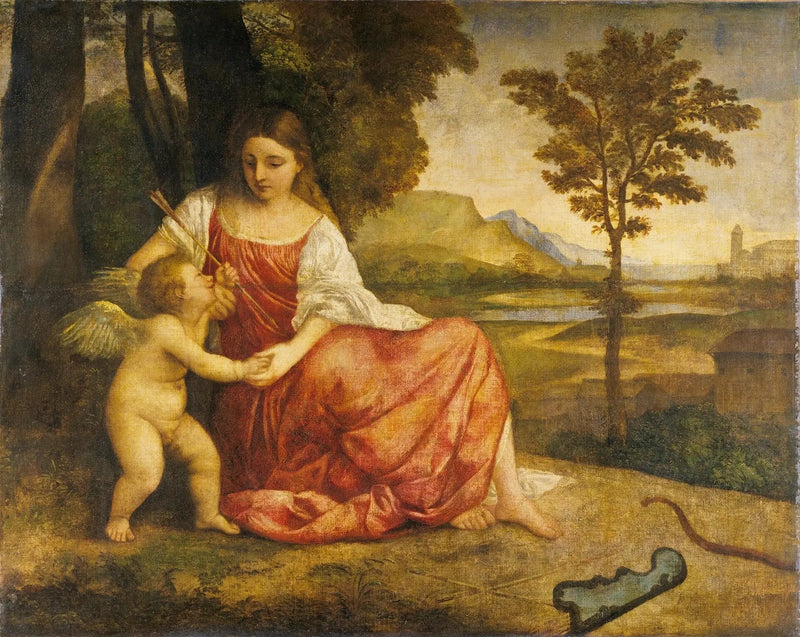 Venus und Cupido - Titian