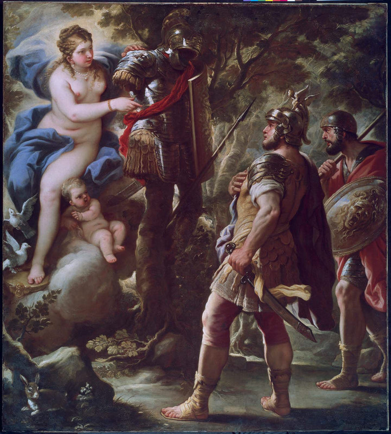 Venus und Äneas - Luca Giordano