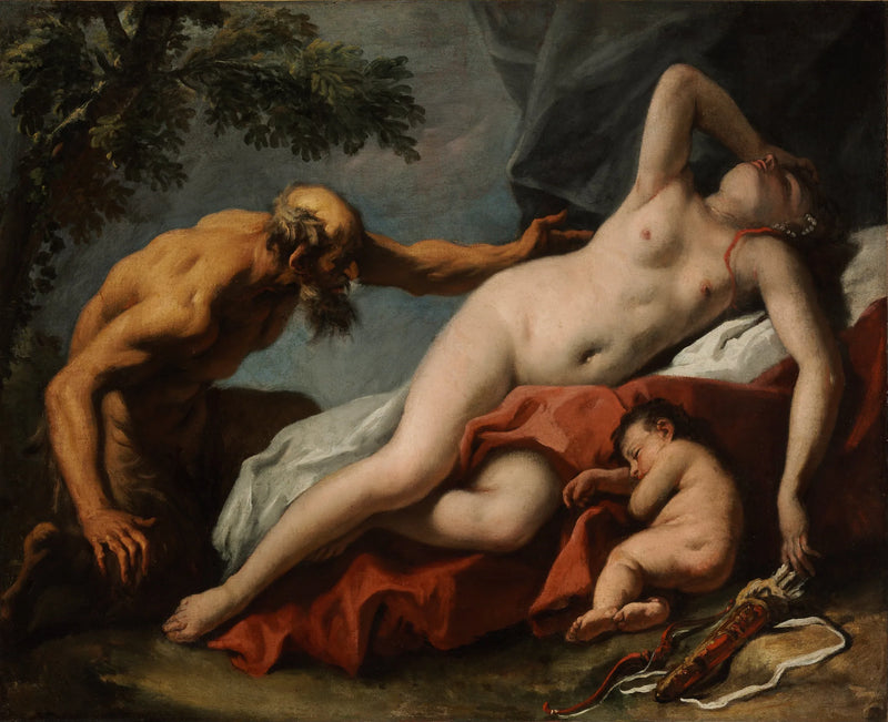 Venus und Satyr - Sebastiano Ricci