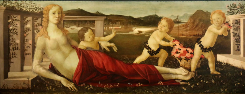 Venus und drei Putten - Sandro Botticelli
