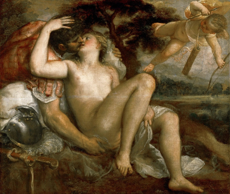 Venus, Mars und Cupido - Titian