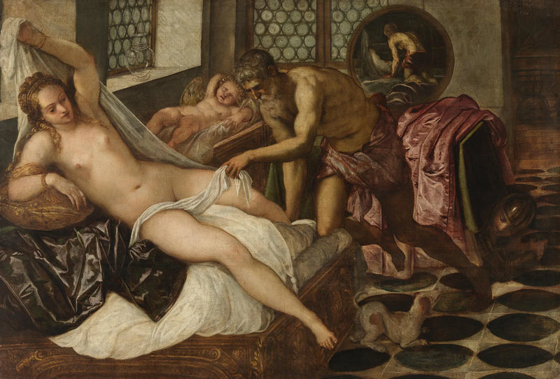 Venus, Mars und Vulkan - Jacopo Tintoretto