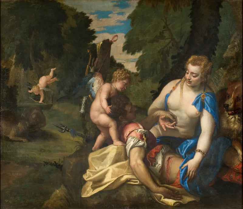 Venus weint Adonis - Paul Véronèse