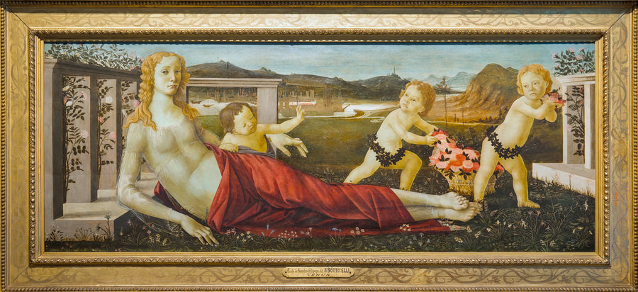 Venus und drei Putten - Sandro Botticelli