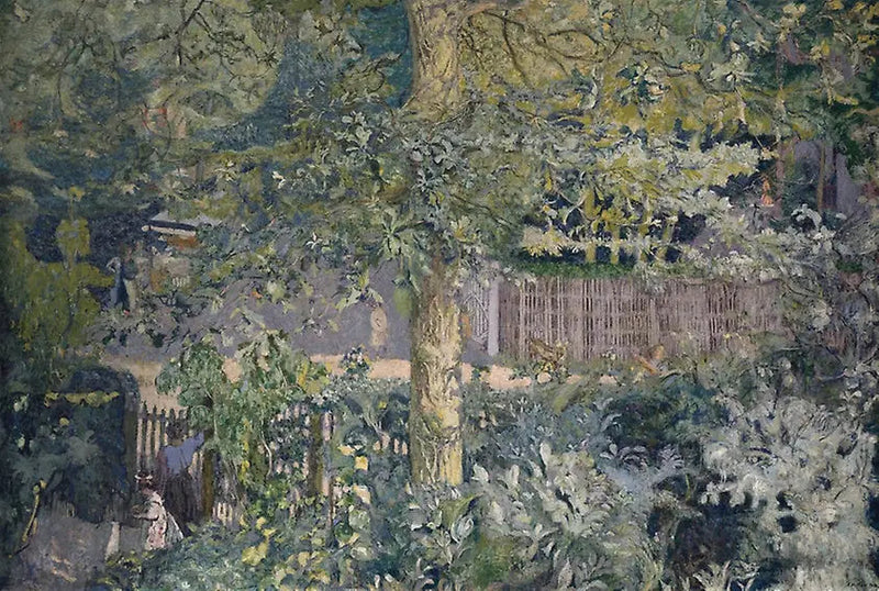 Vegetation (Blätter. Eiche und Obstverkäufer) - Édouard Vuillard