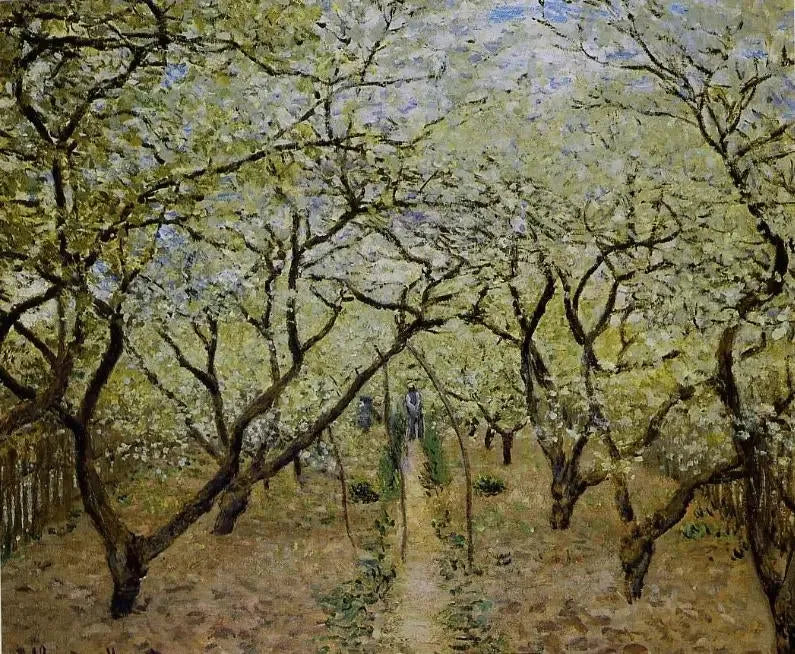 Blühender Obstgarten - Claude Monet