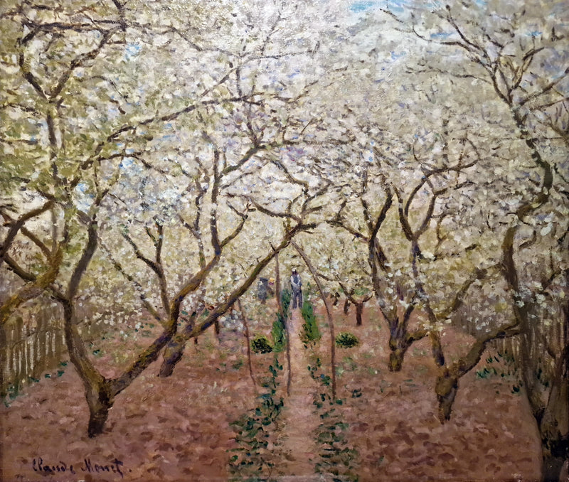 Obstgarten in Blüte in Vétheuil W521 a - Claude Monet