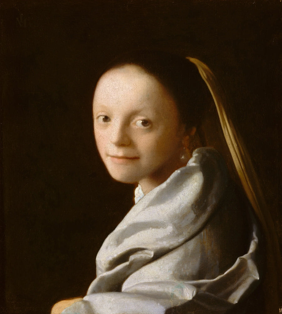 Étude d’une jeune femme, vers 1665-1667 – Vermeer